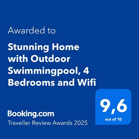 Holiday home Stunning With Outdoor Swimmingpool, 4 Bedrooms And Wifi